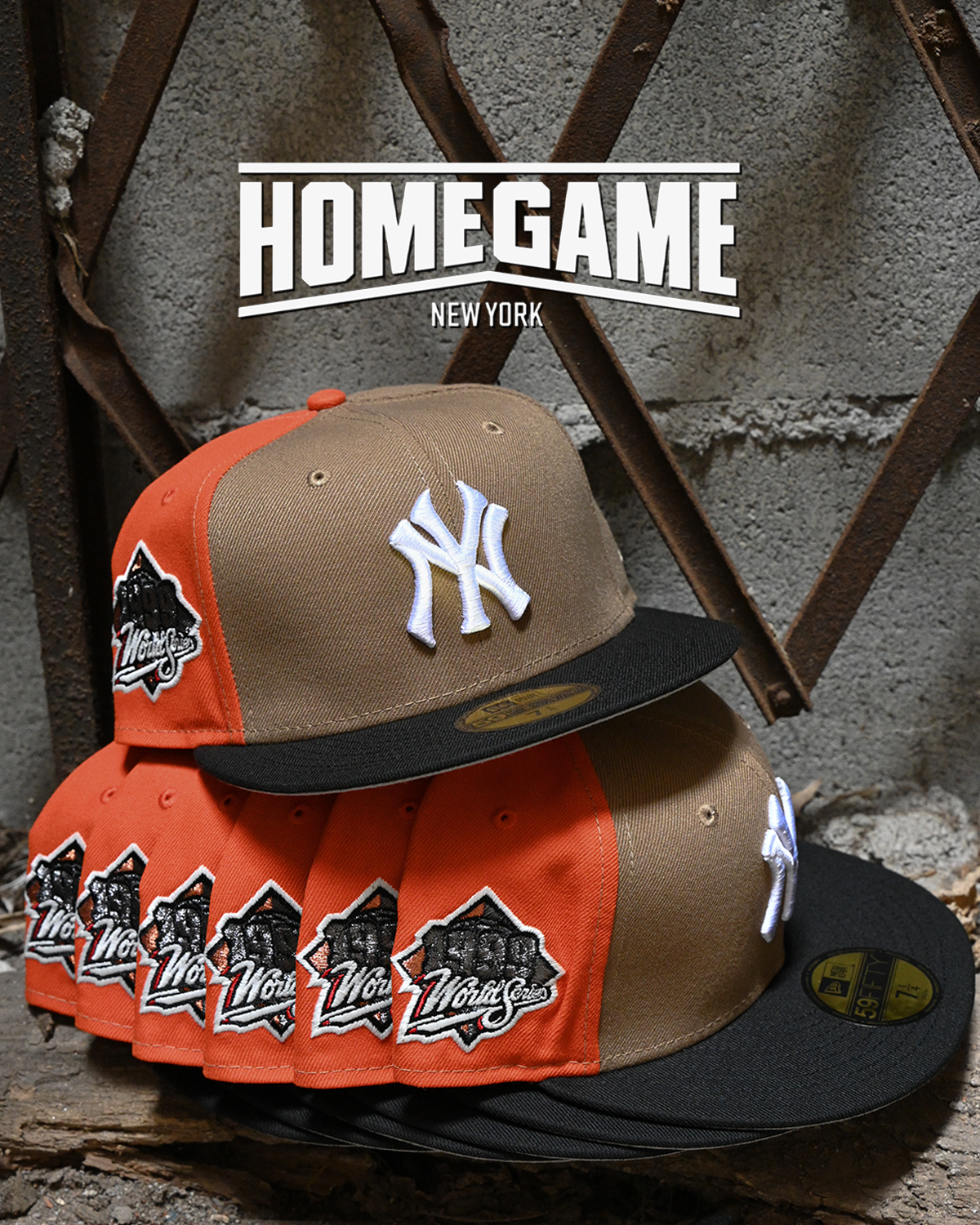 New York Yankees 1999 World Series Khaki/Black 59Fifty New Era