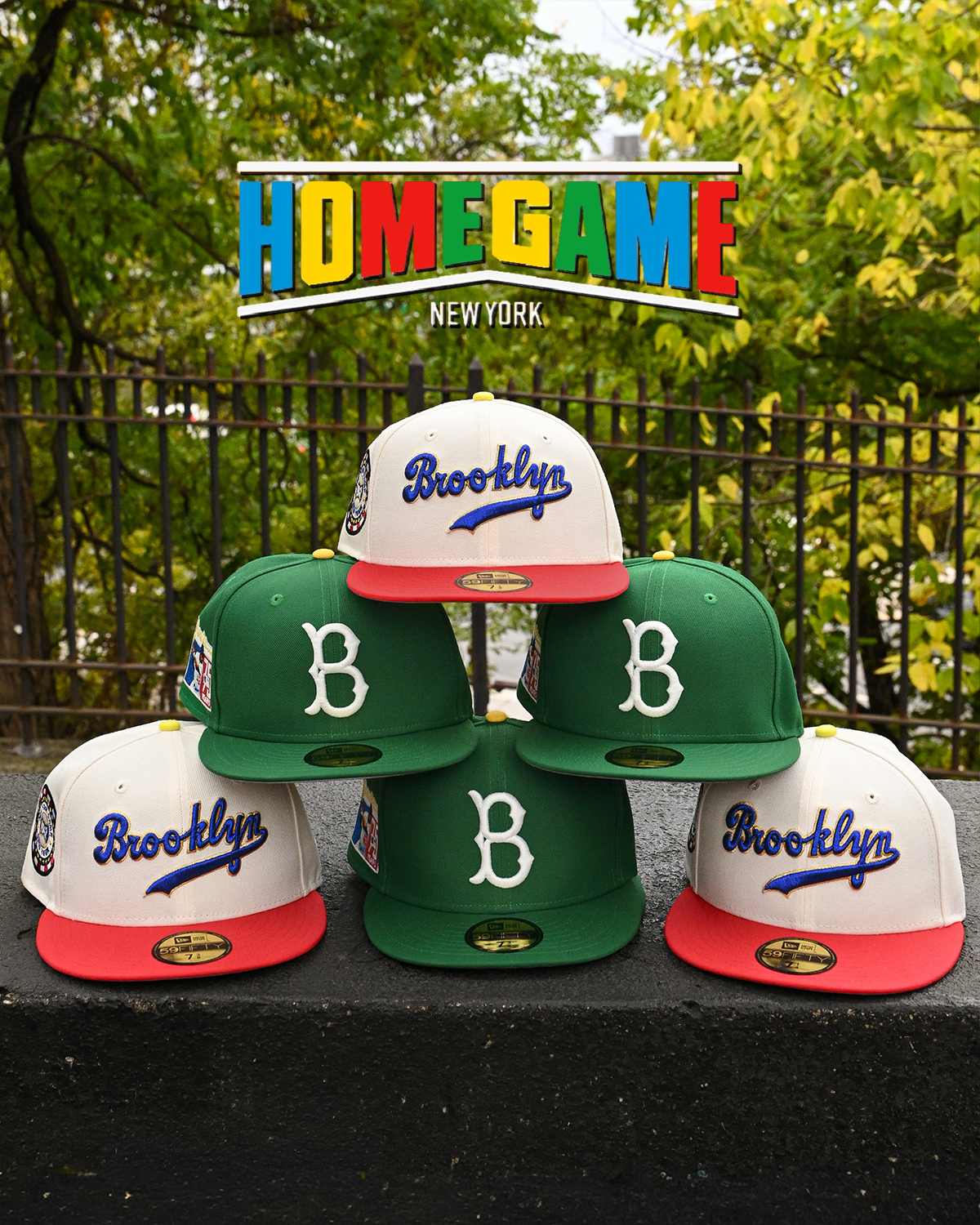 Brooklyn Dodgers 1942 All Star Game Chrome White/Scarlet 59Fifty New Era