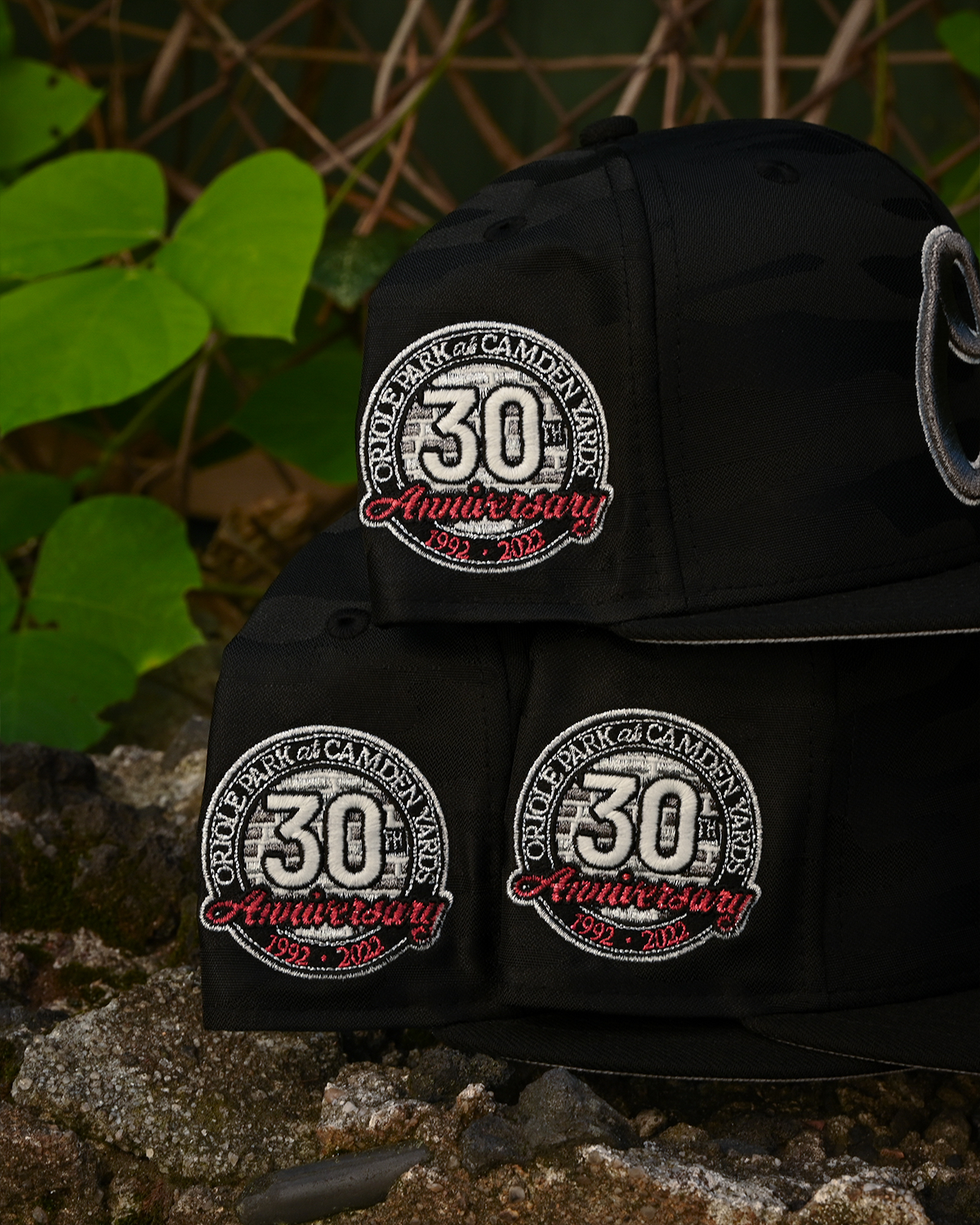 Baltimore Orioles 30th Anniversary Black Camo/Black 59Fifty New Era