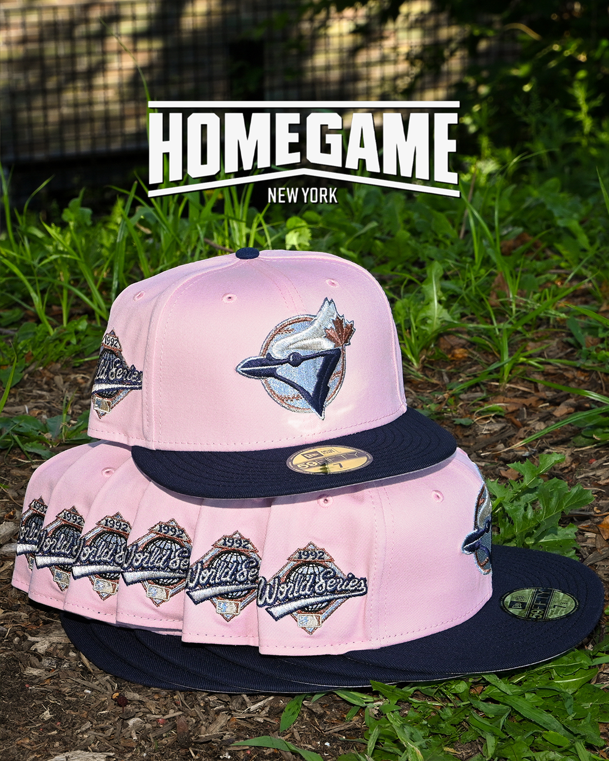 Toronto Blue Jays 1992 World Series Pink/Navy 59Fifty New Era