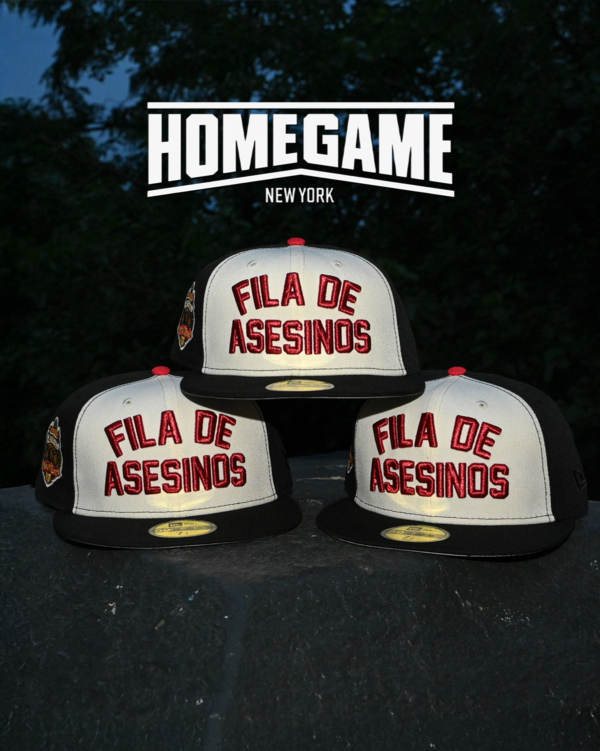 New York Yankees Fila De Asesinos 1927 World Series Chrome White/Black 59Fifty New Era