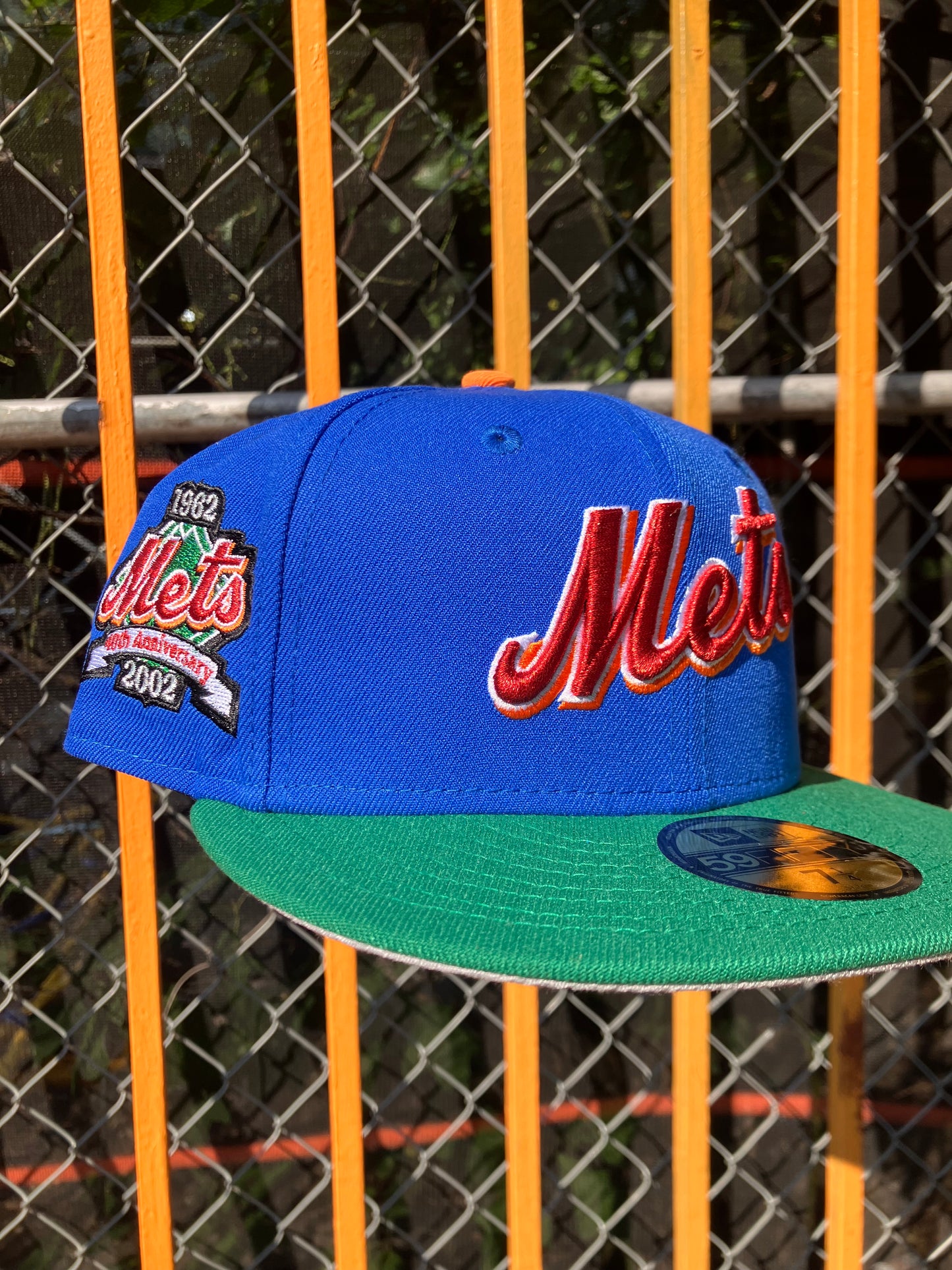 New York Mets 40th Anniversary Blue Blue/Kelly Green 59Fifty New Era