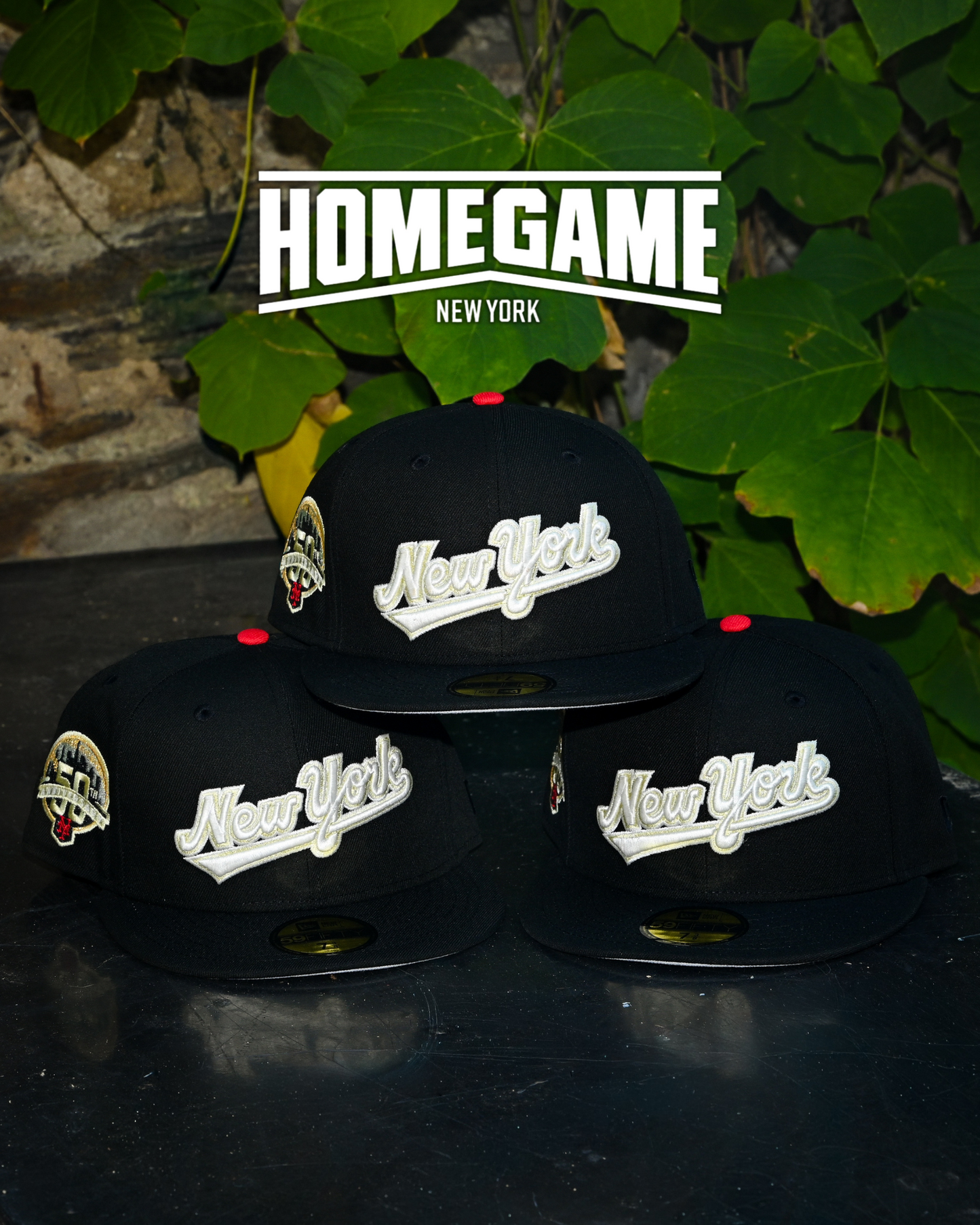 New York Mets 50th Anniversary Black 59Fifty New Era