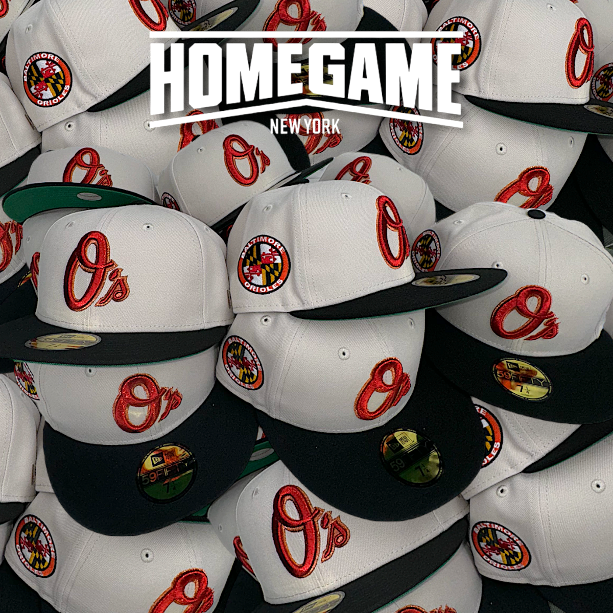 Baltimore Orioles Chrome White/Black 59Fifty New Era