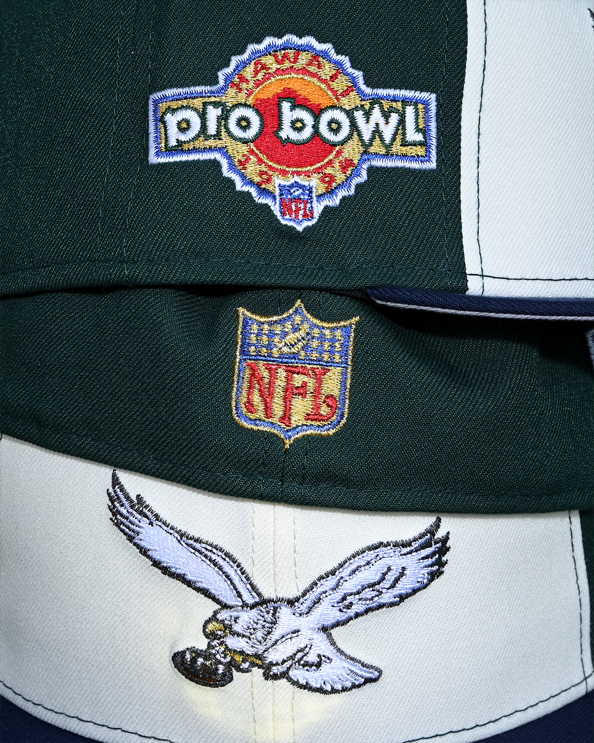 Philadelphia Eagles 1994 Pro Bowl Dark Green/Night Shift Navy 59Fifty New Era