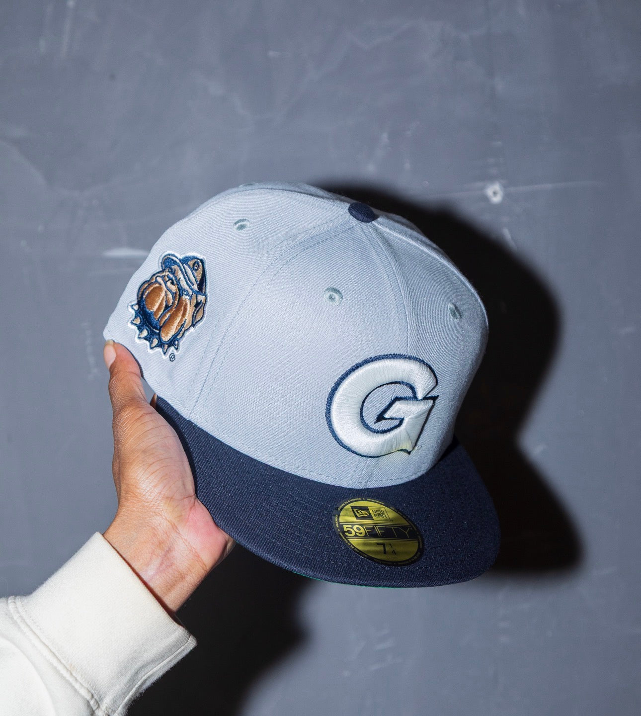 Georgetown Hoyas Misty Morning/Navy 59Fifty New Era