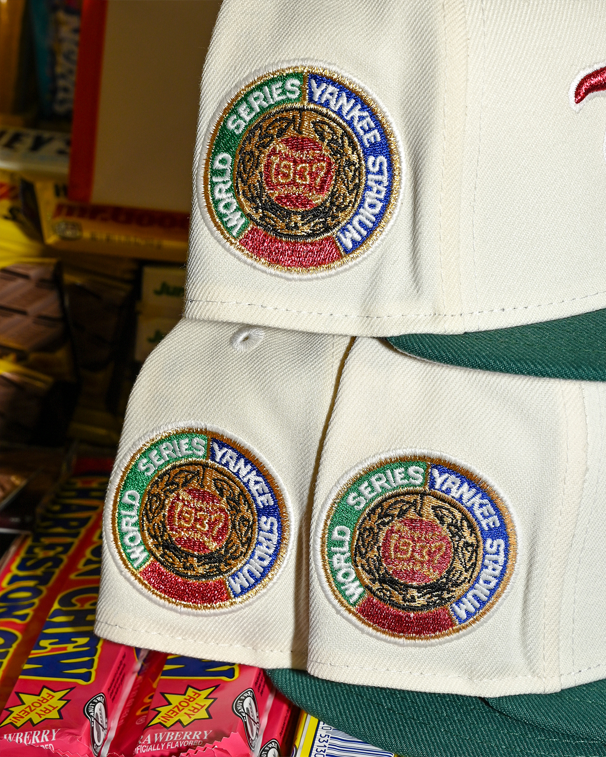 New York Yankees 1937 World Series Yankee Stadium Chrome White/Emerald Green 59Fifty New Era
