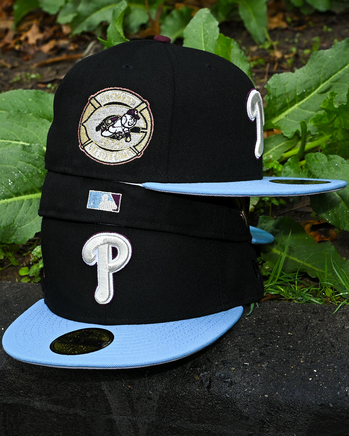 Philadelphia Phillies 1970 All Star Game Black/Sky Blue 59Fifty New Era