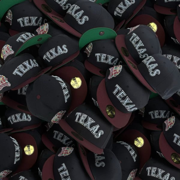 Texas Rangers Final Season Navy/Maroon 59Fifty New Era Hat