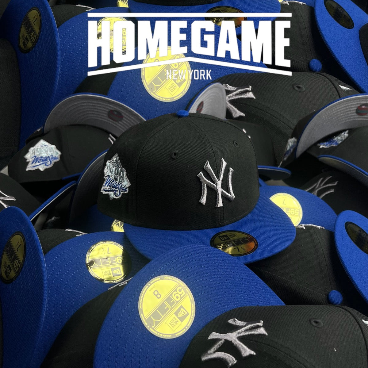 New York Yankees 1999 World Series Black/Light Royal 59Fifty New Era Hat