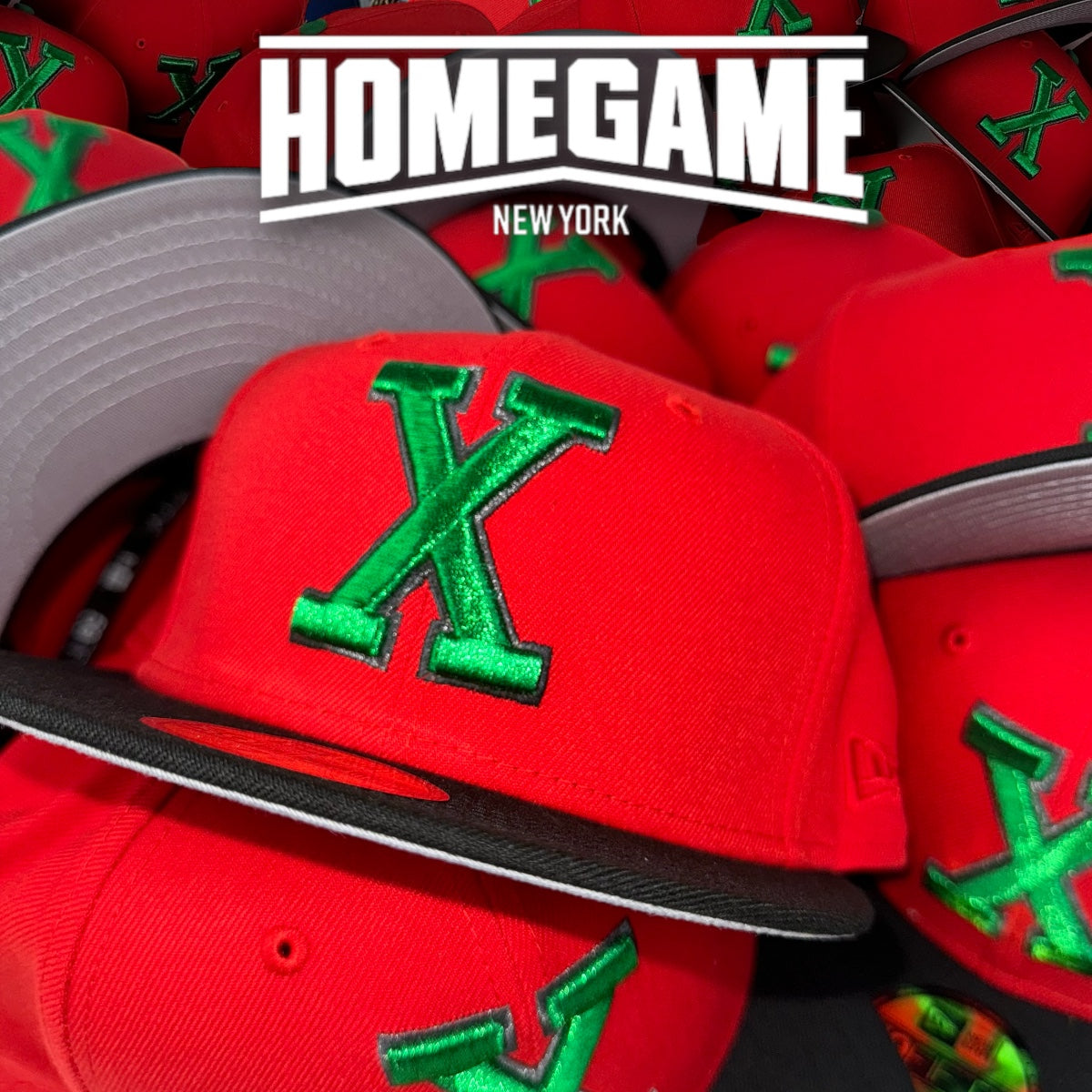 Cuban X Giants Front Door Red/Black 59Fifty New Era