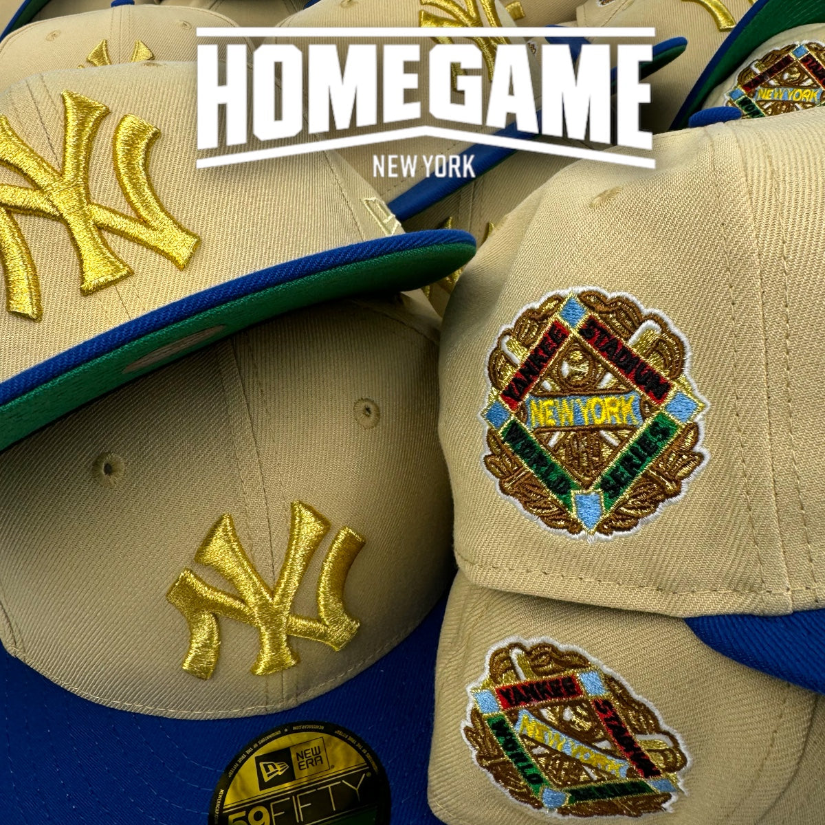 New York Yankees 1939 World Series Vegas Gold/Light Royal 59Fifty New