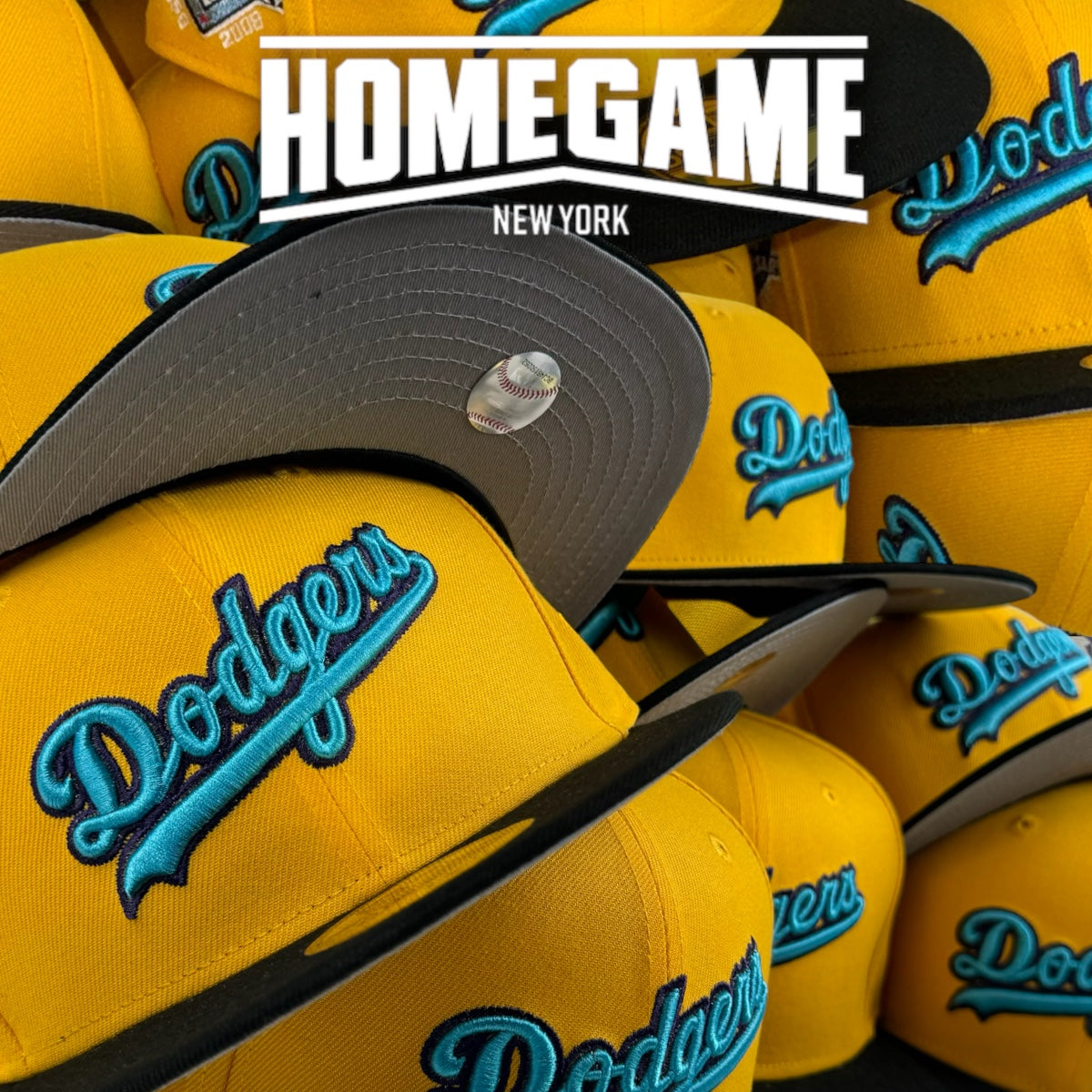 Los Angeles Dodgers 50th Anniversary A Gold/Black 59Fifty New Era