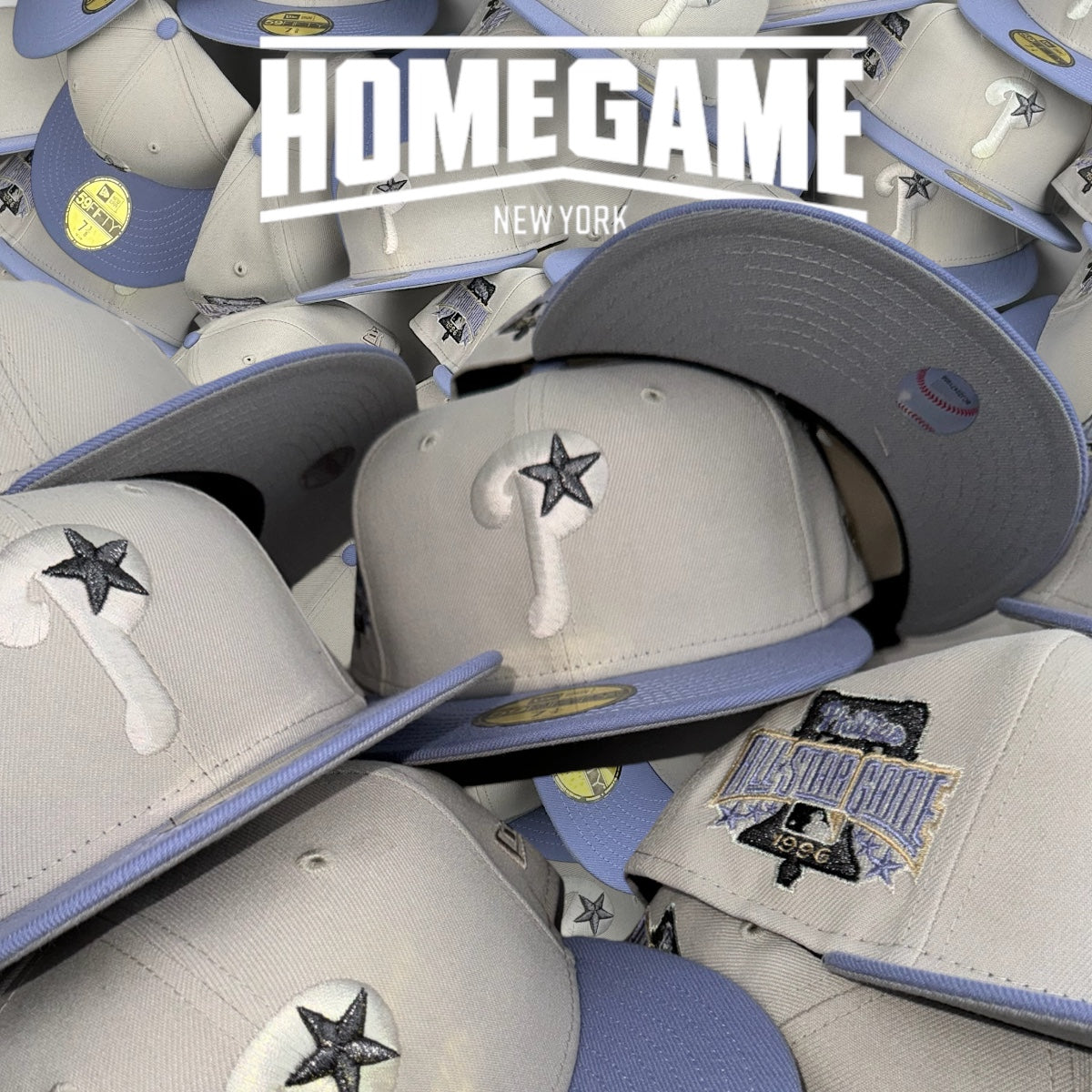 Philadelphia Phillies 1996 All Star Game Stone/Lavender 59Fifty New Era Hat
