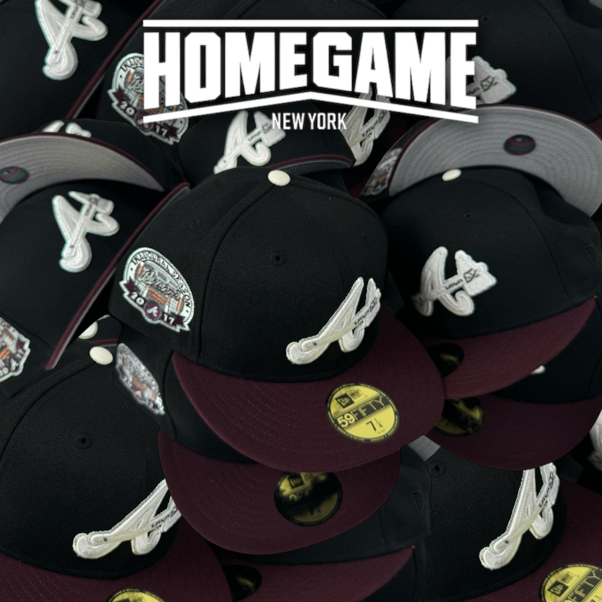 Atlanta Braves 2017 Inaugural Season Black/Maroon