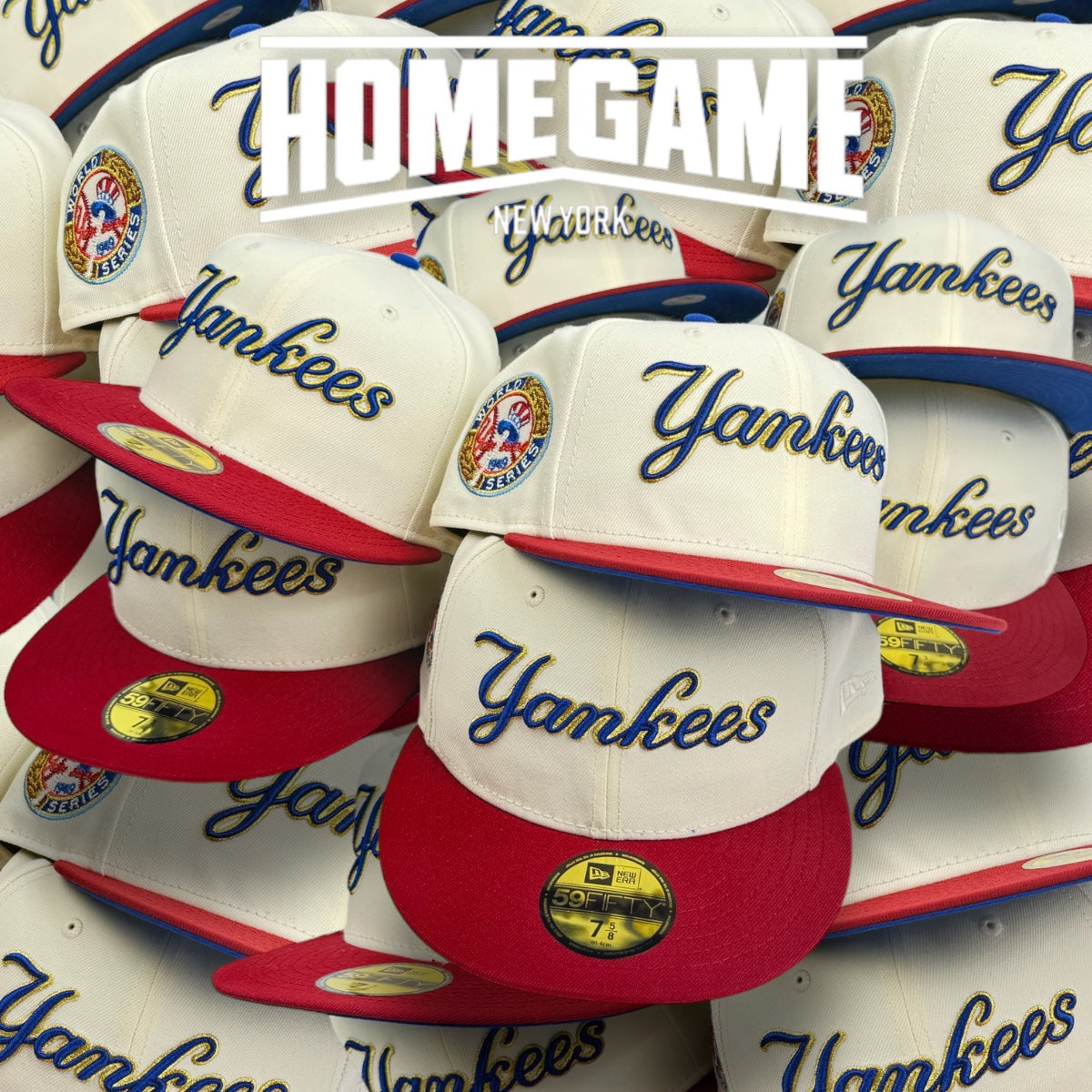 Mikey Ice Cream New York Yankees 1949 World Series Chrome White/Burgundy 59Fifty New Era