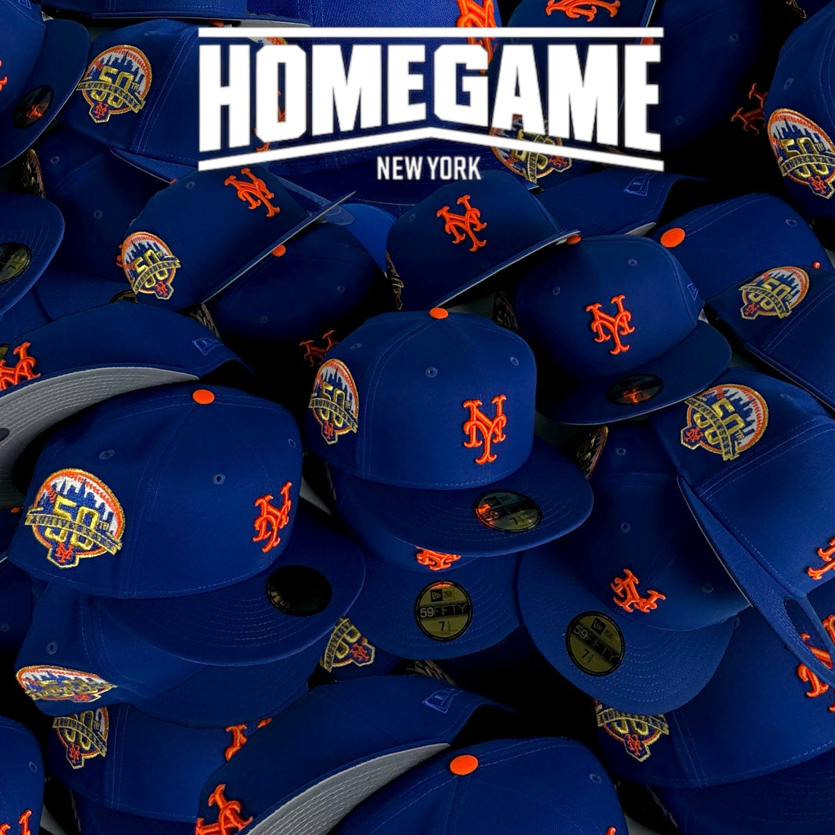 New York Mets 50th Anniversary Light Royal 59Fifty New Era Hat