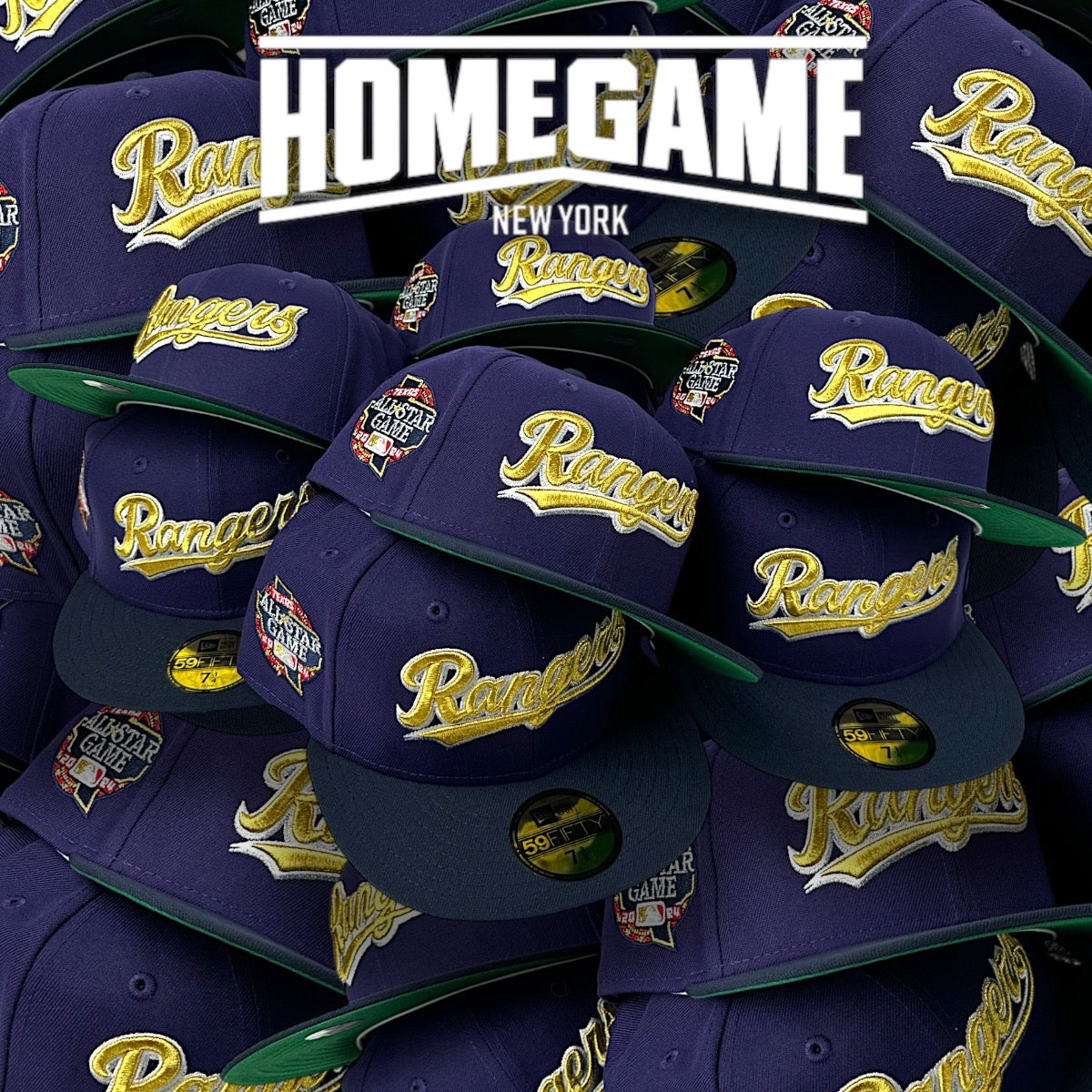 Texas Rangers 2024 All Star Game Purple/Night Shift Navy 59Fifty New Era