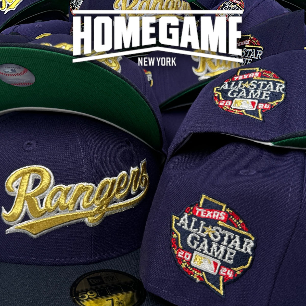 Texas Rangers 2024 All Star Game Purple/Night Shift Navy 59Fifty New Era
