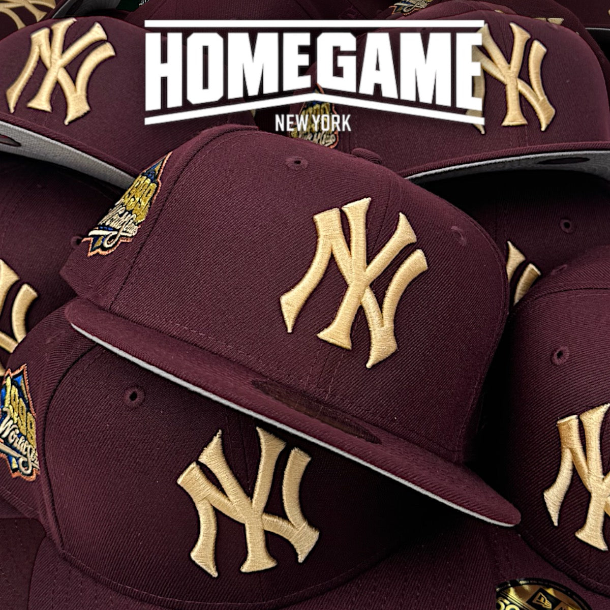 New York Yankees 1999 World Series Maroon 59Fifty New Era