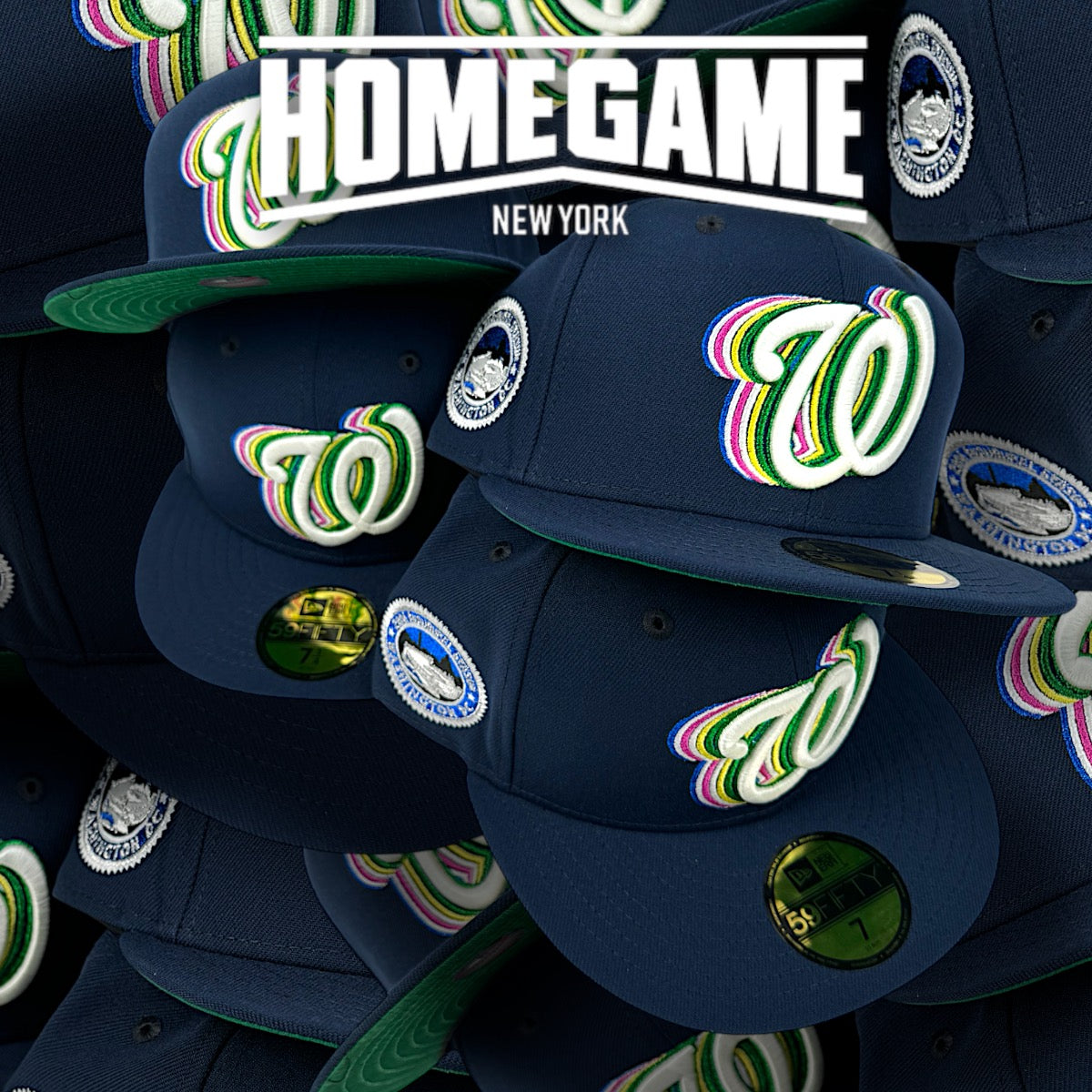 Washington Nationals 2008 Inaugural Season Oceanside Blue 59Fifty New Era