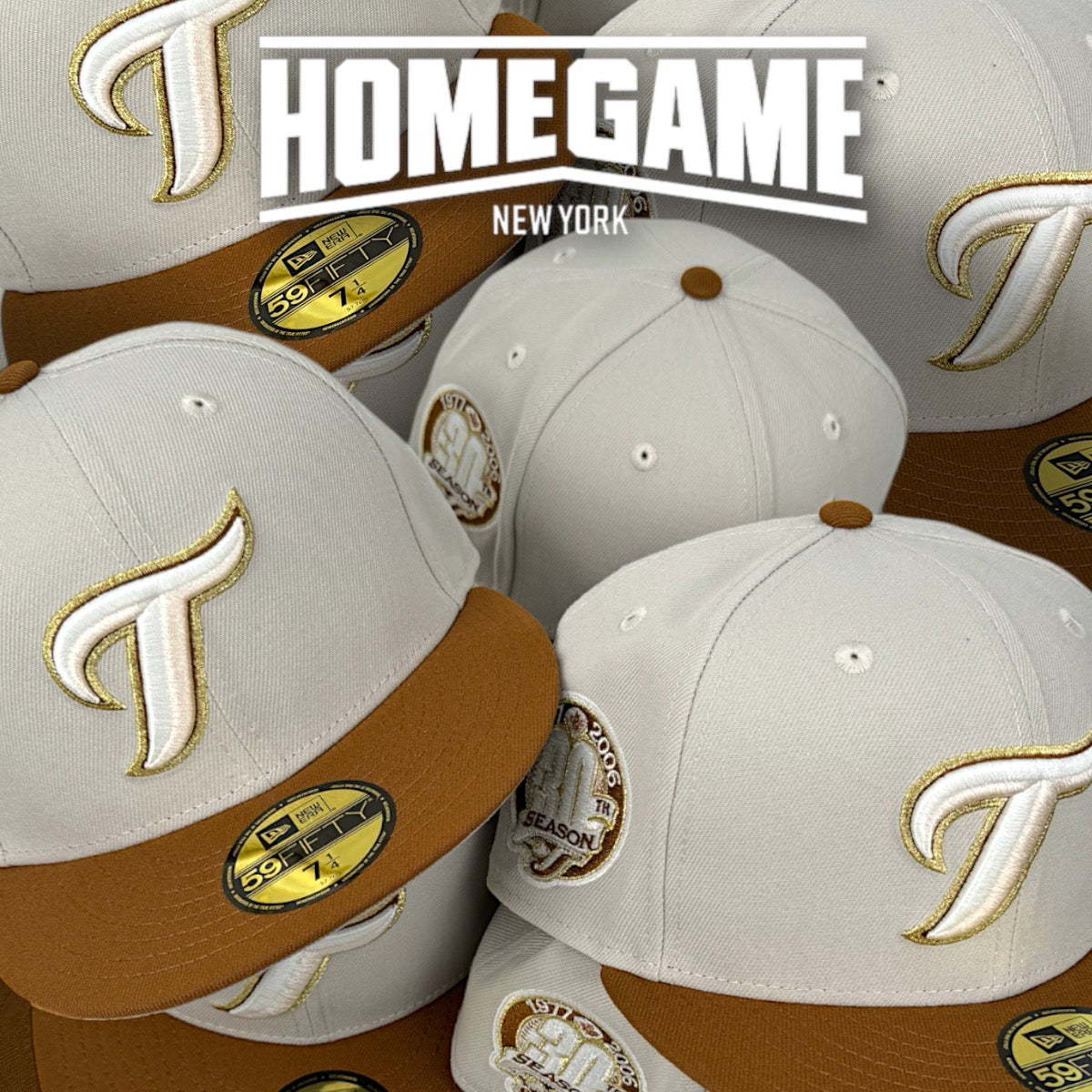 Toronto Blue Jays 30th Season 2006 Stone/Toasted Peanut 59Fifty New Era