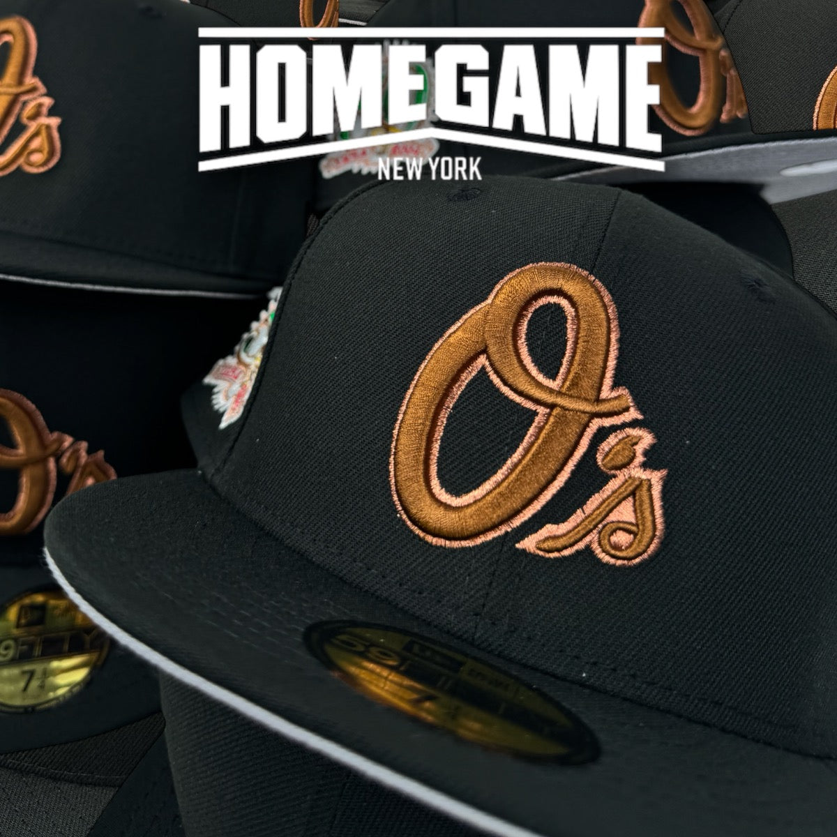 Baltimore Orioles 50th Anniversary Black 59Fifty New Era