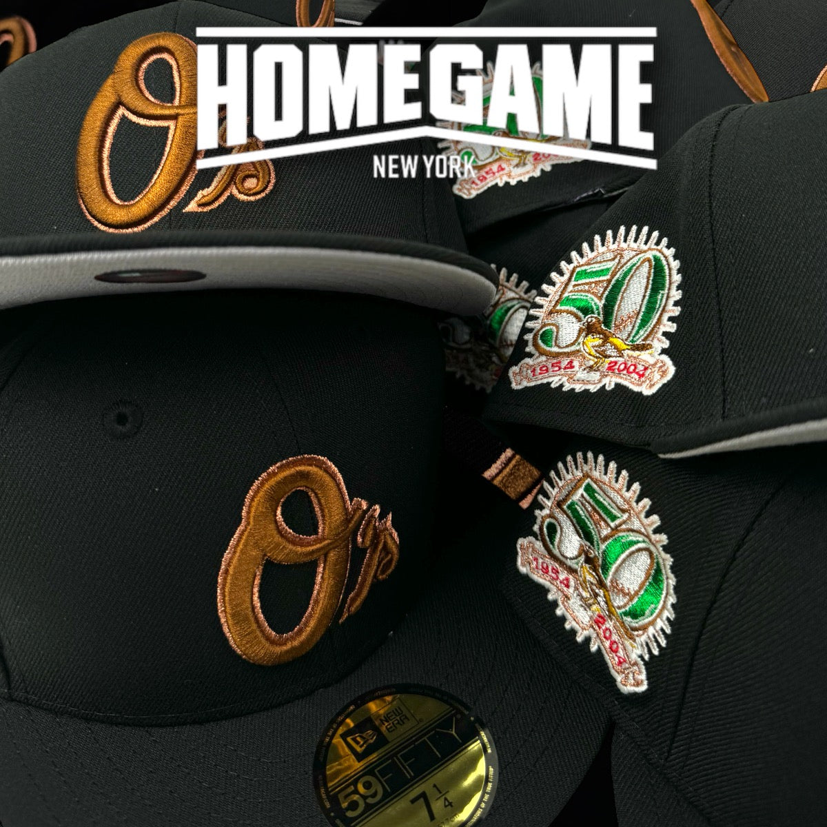Baltimore Orioles 50th Anniversary Black 59Fifty New Era