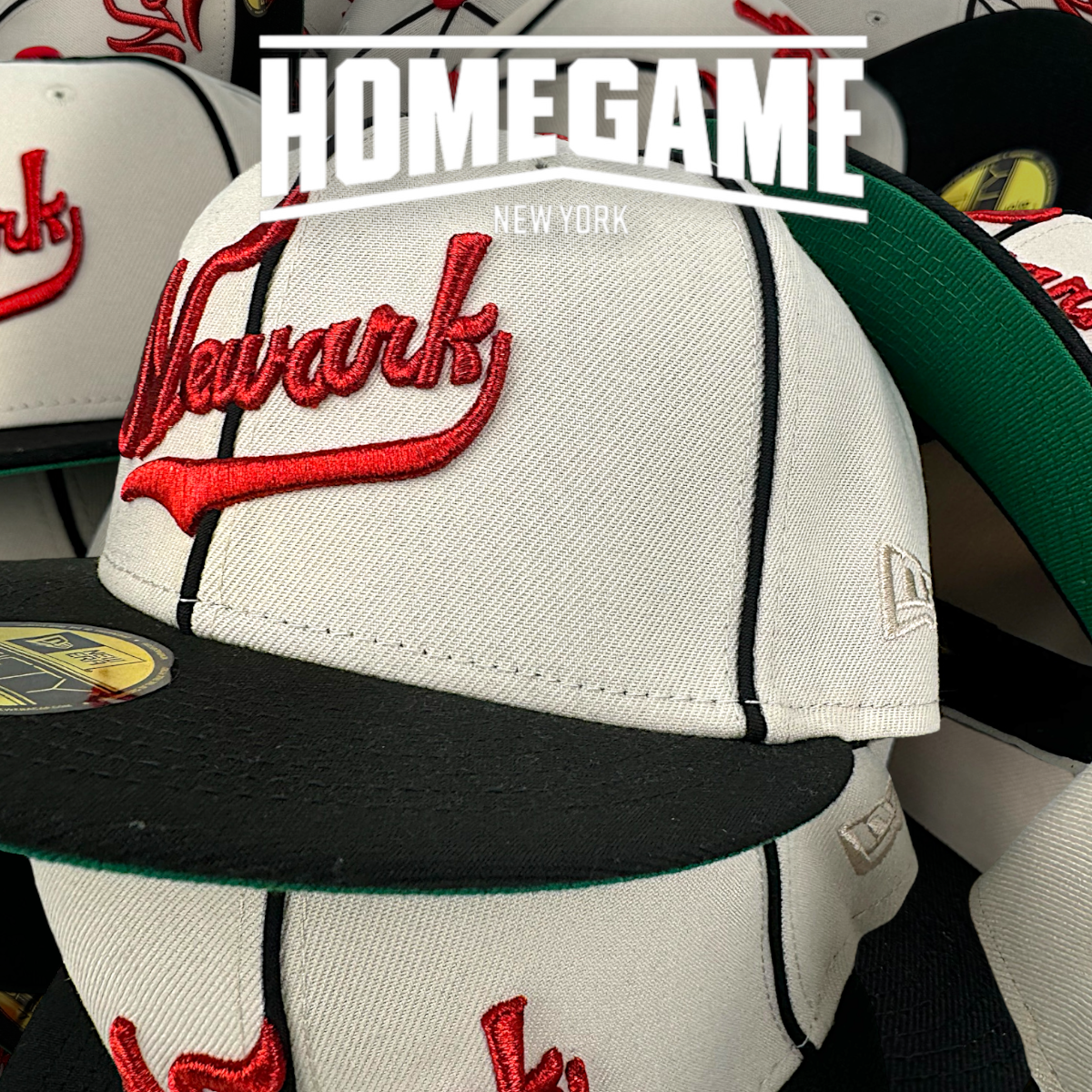 Newark Eagles Stone/Black 59Fifty New Era