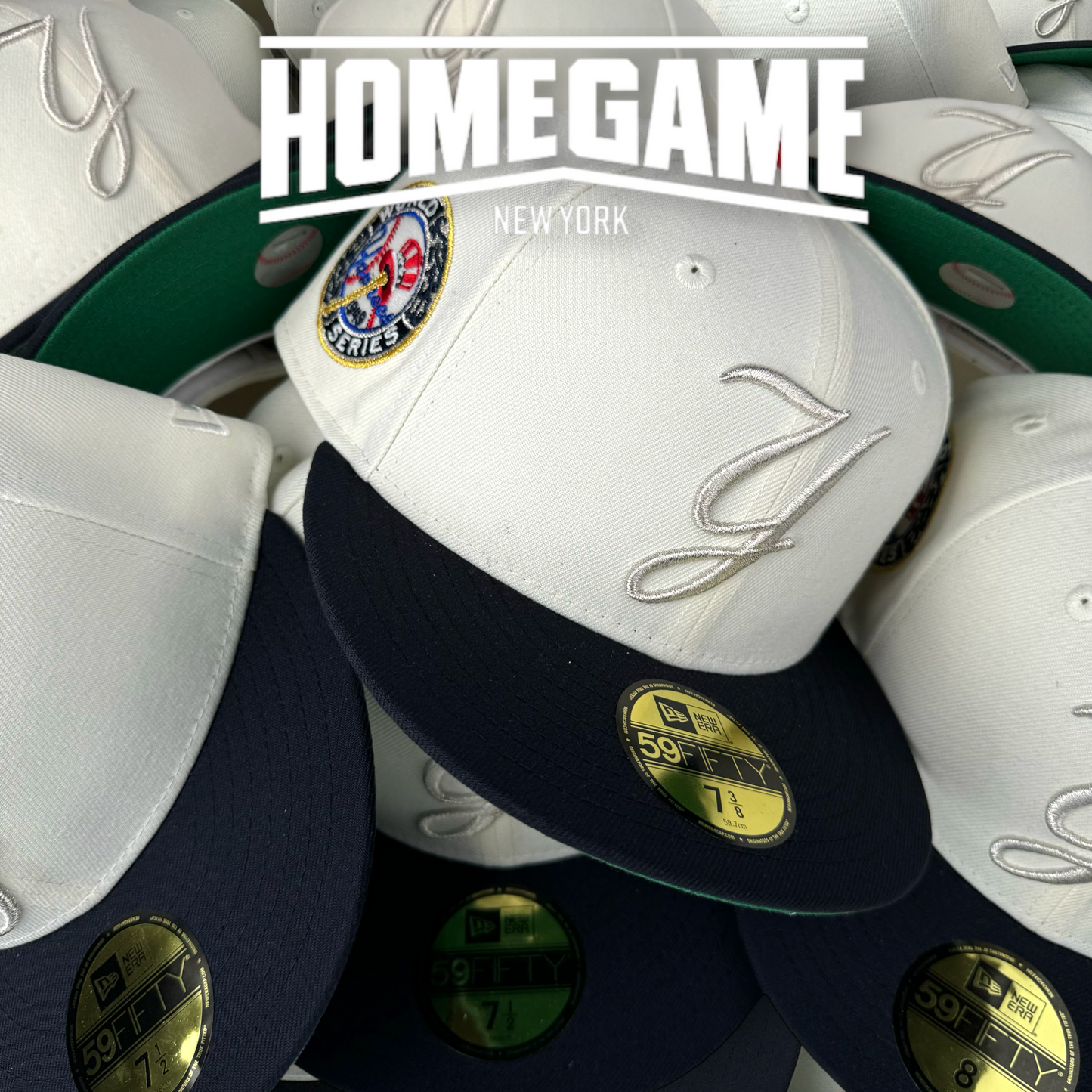 New York Yankees 1949 World Series Chrome White/Navy 59Fifty New Era Hat