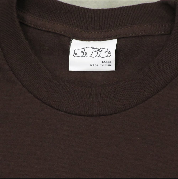 SNEEZE Logo Tee Brown