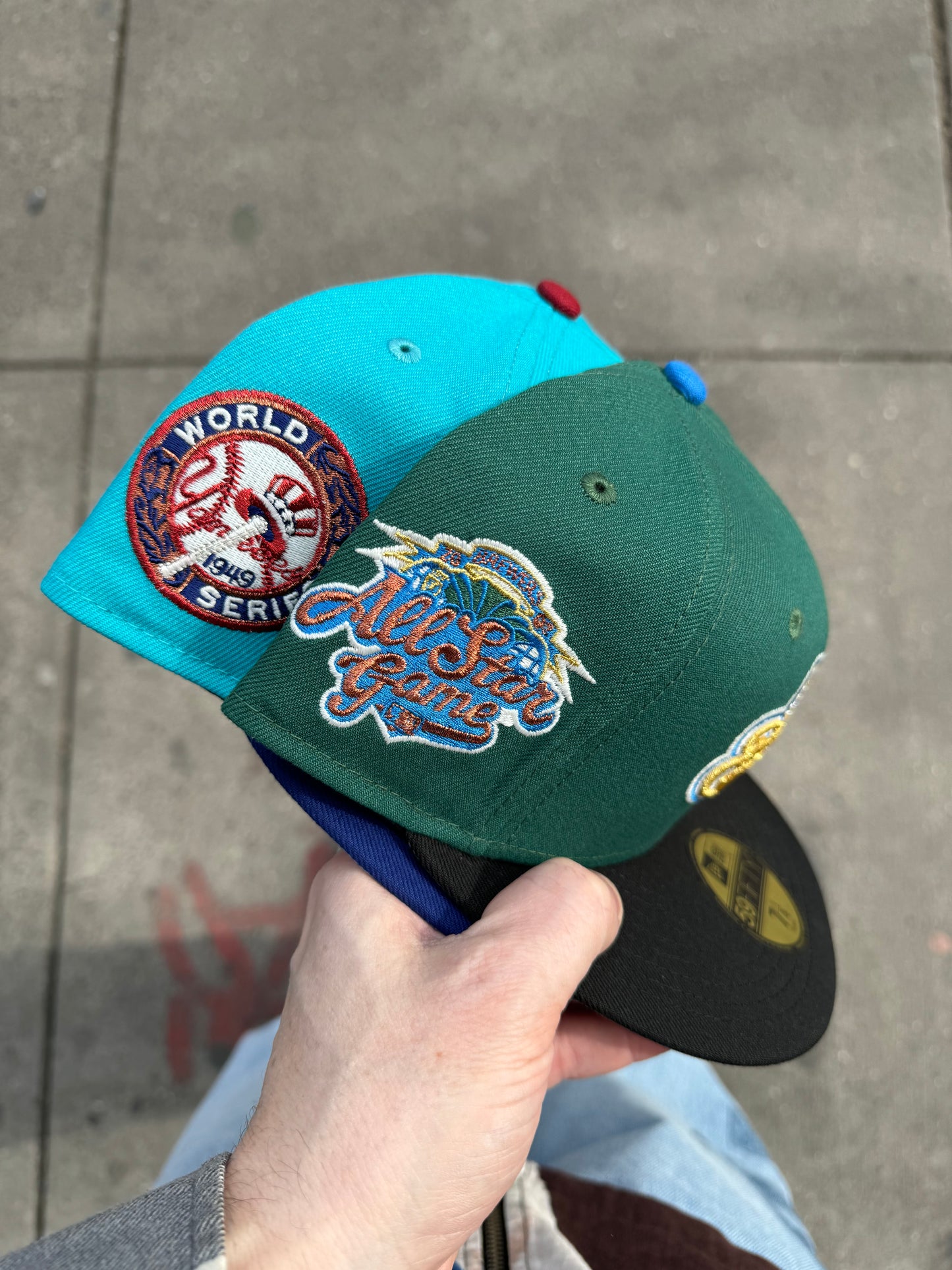 New York Yankees 1949 World Series Classic Car Teal/Dark Navy 59Fifty New Era Hat