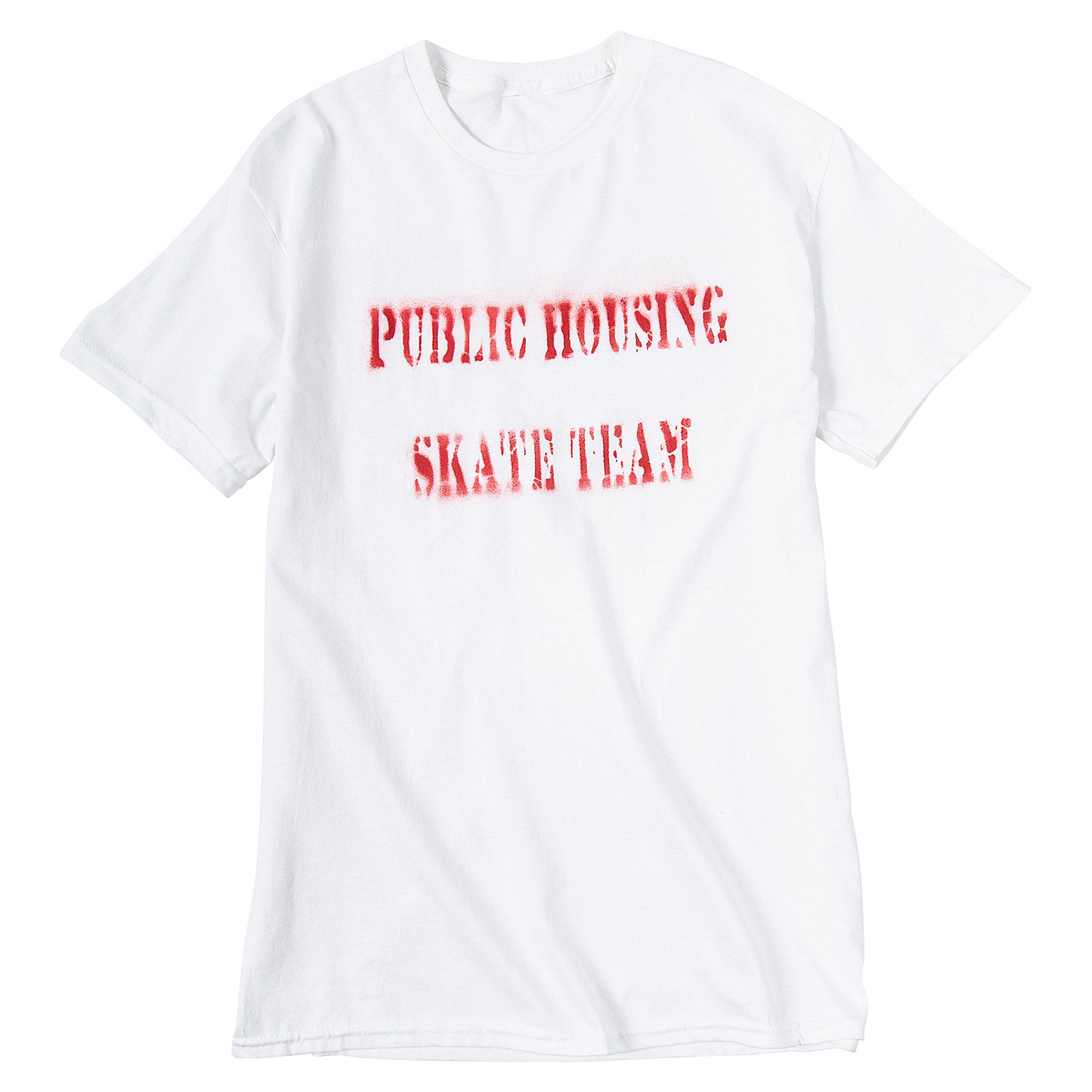 Public Housing Skate Team Spray Paint Logo Tee