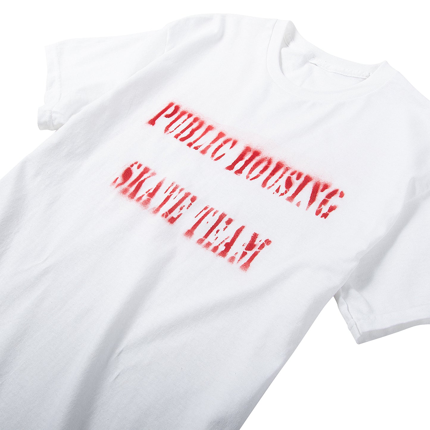 Public Housing Skate Team Spray Paint Logo Tee