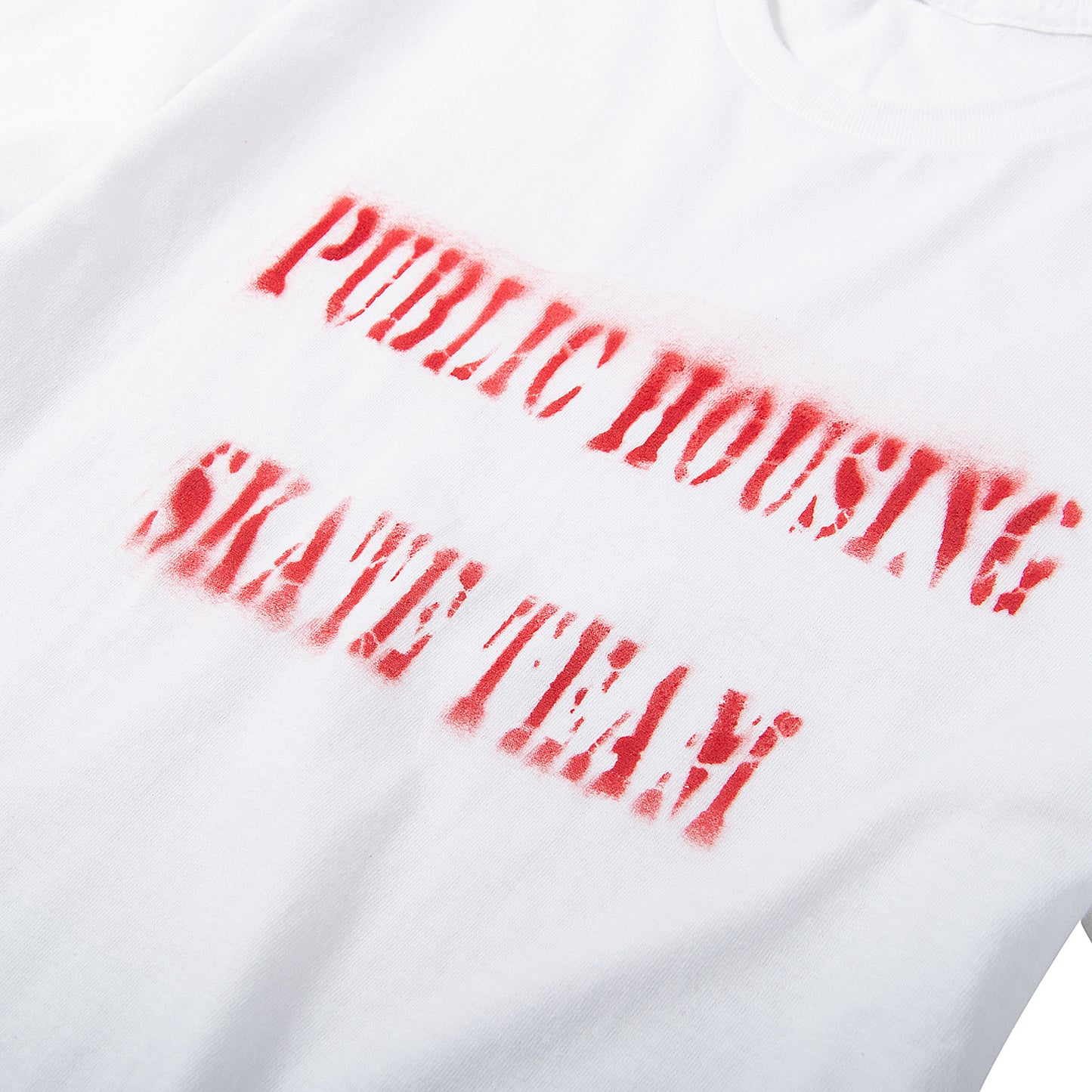 Public Housing Skate Team Spray Paint Logo Tee