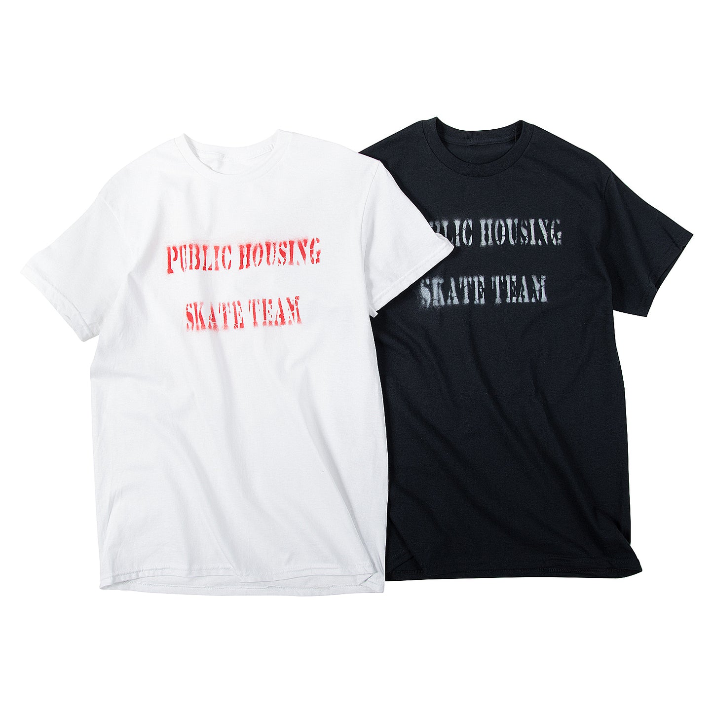 Public Housing Skate Team Spray Paint Logo Tee