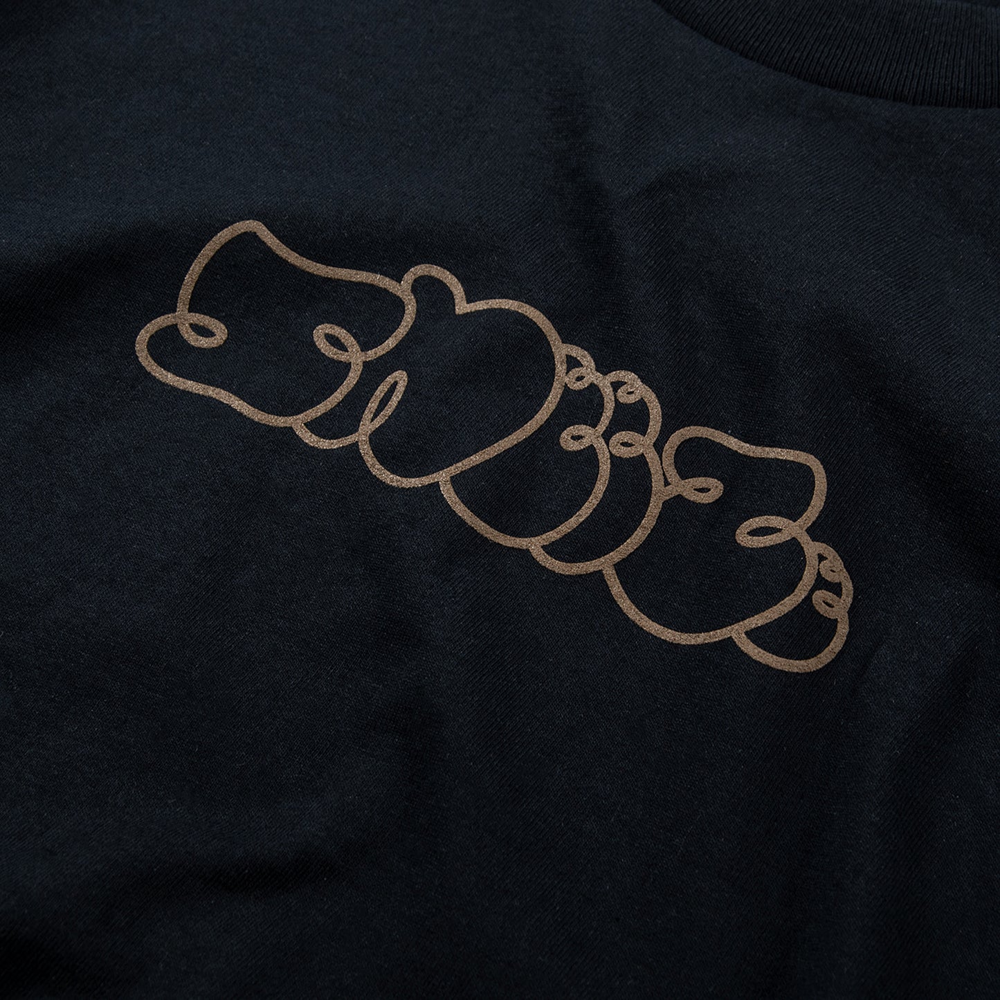 SNEEZE Logo Tee Navy/Brown