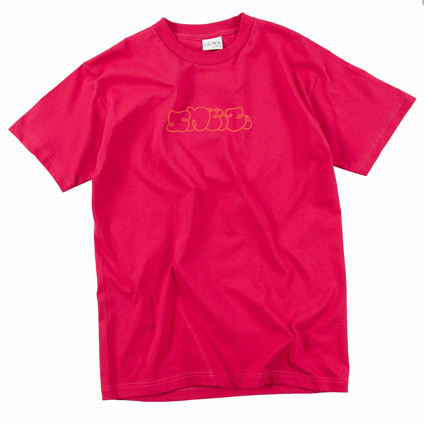 SNEEZE Logo Tee Magenta/Red