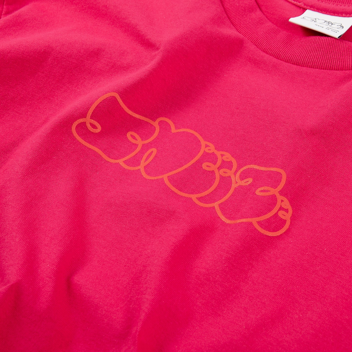 SNEEZE Logo Tee Magenta/Red