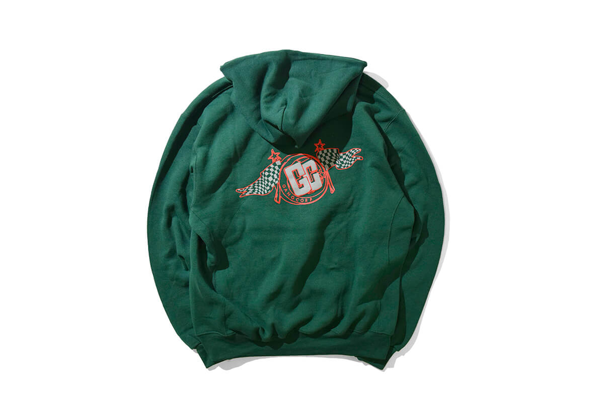 Gang Corp Racing Hoodie Forest Green