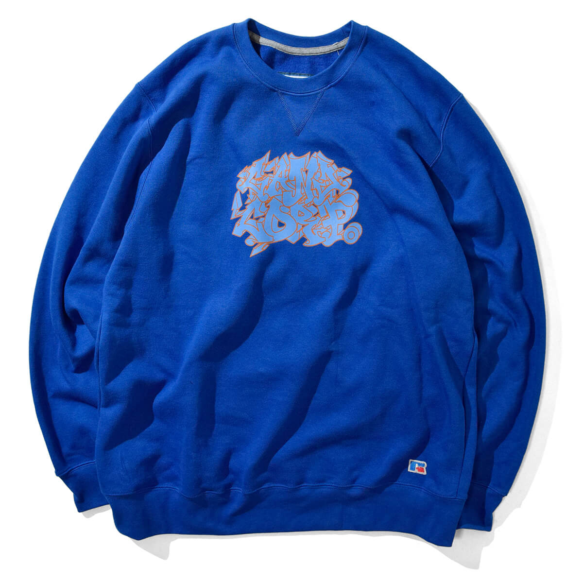 Gang Corp Graffiti Piece Crewneck Sweatshirt Royal