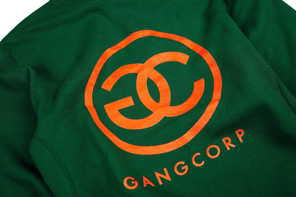 Gang Corp Logo Crewneck Sweatshirt Forest Green