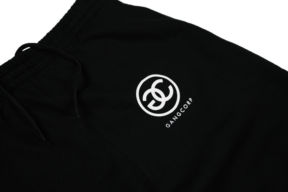 Gang Corp Logo Sweatpants Black