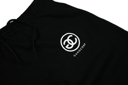 Gang Corp Logo Sweatpants Black