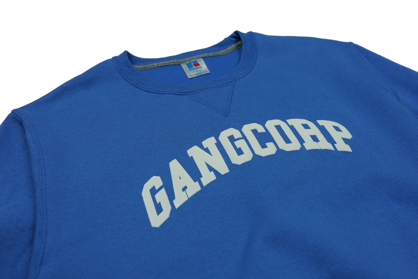 Gang Corp Collegiate Arch Logo Crewneck Blue