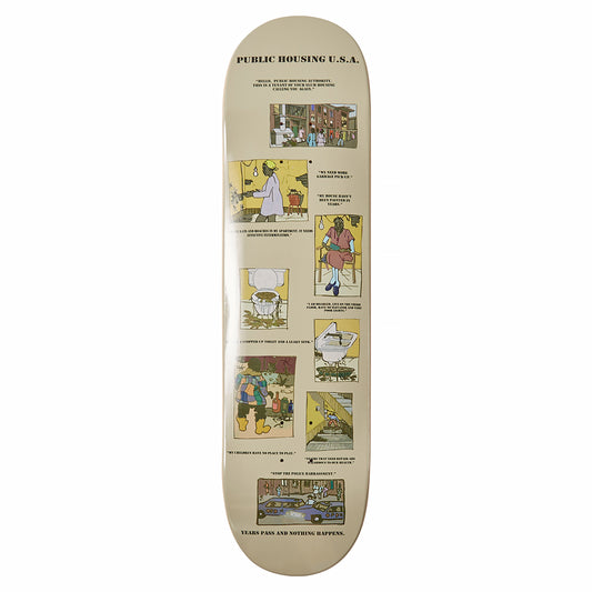 Public Housing Skate Team Comic Slum Deck