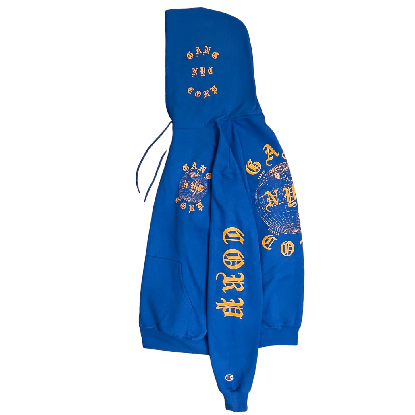 Gang Corp Global Hoodie Blue
