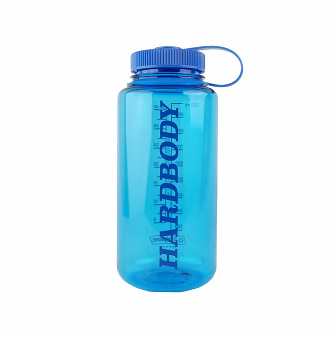 Hardbody Logo Blue Nalgene Bottle