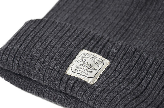 PRIVILEGE RIB STICTH KNIT CAP