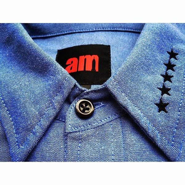 am 5 Star Chambray Button Shirt Coming Soon!